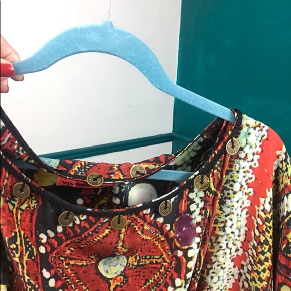 Vivienne Tam kimono sleeve print dress - Picture 6 of 8